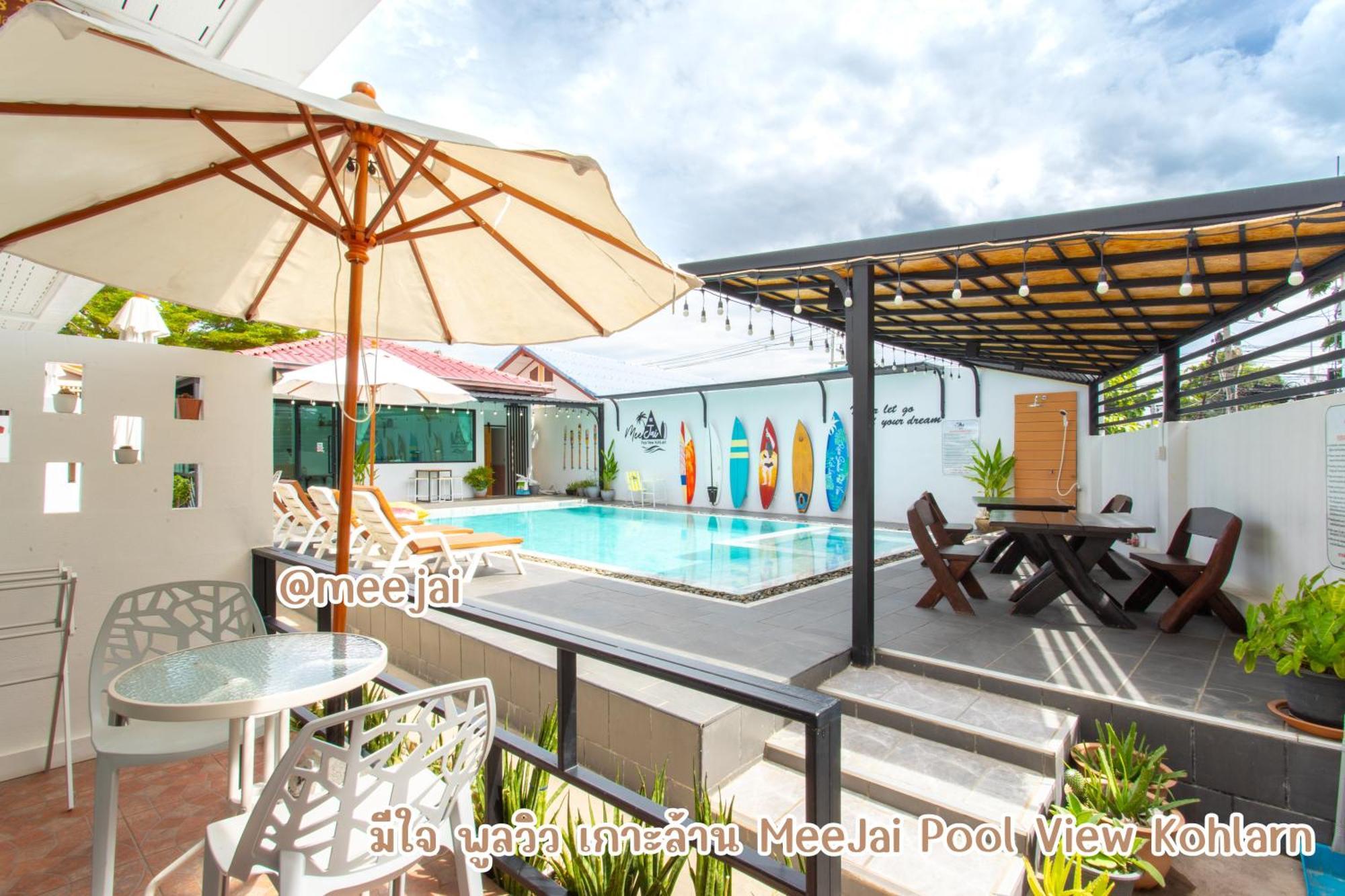 มีใจ พูลวิว เกาะล้าน Meejai Pool View Kohlarn Hotell Eksteriør bilde