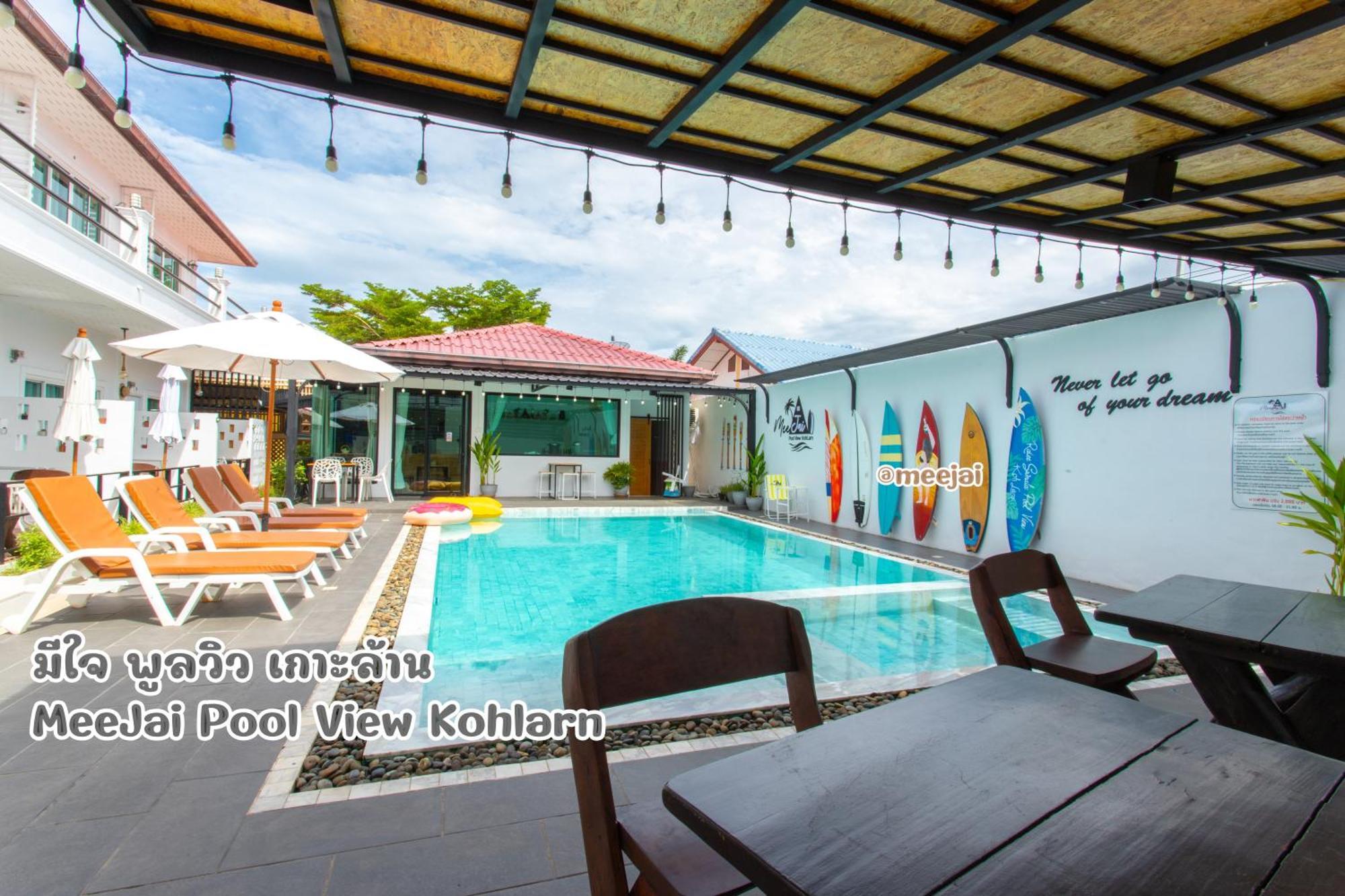 มีใจ พูลวิว เกาะล้าน Meejai Pool View Kohlarn Hotell Eksteriør bilde